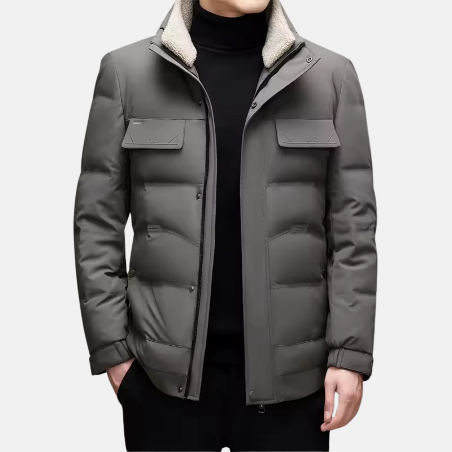 Mistrève | Doudoune Homme en Duvet – Chaleur Épaissie et Élégance Intemporelle