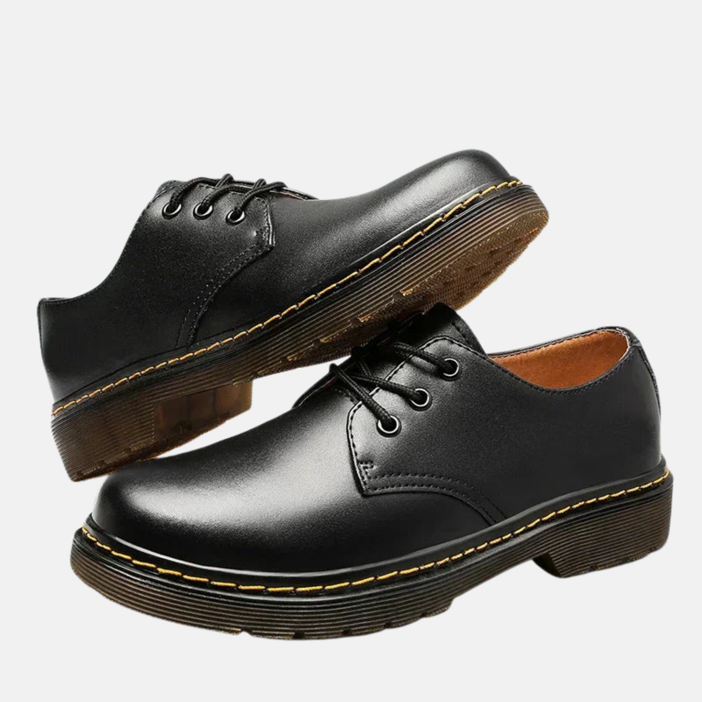 Mistrève | Chaussures Oxford Homme en Cuir Lisse – Élégance Classique & Confort Intemporel