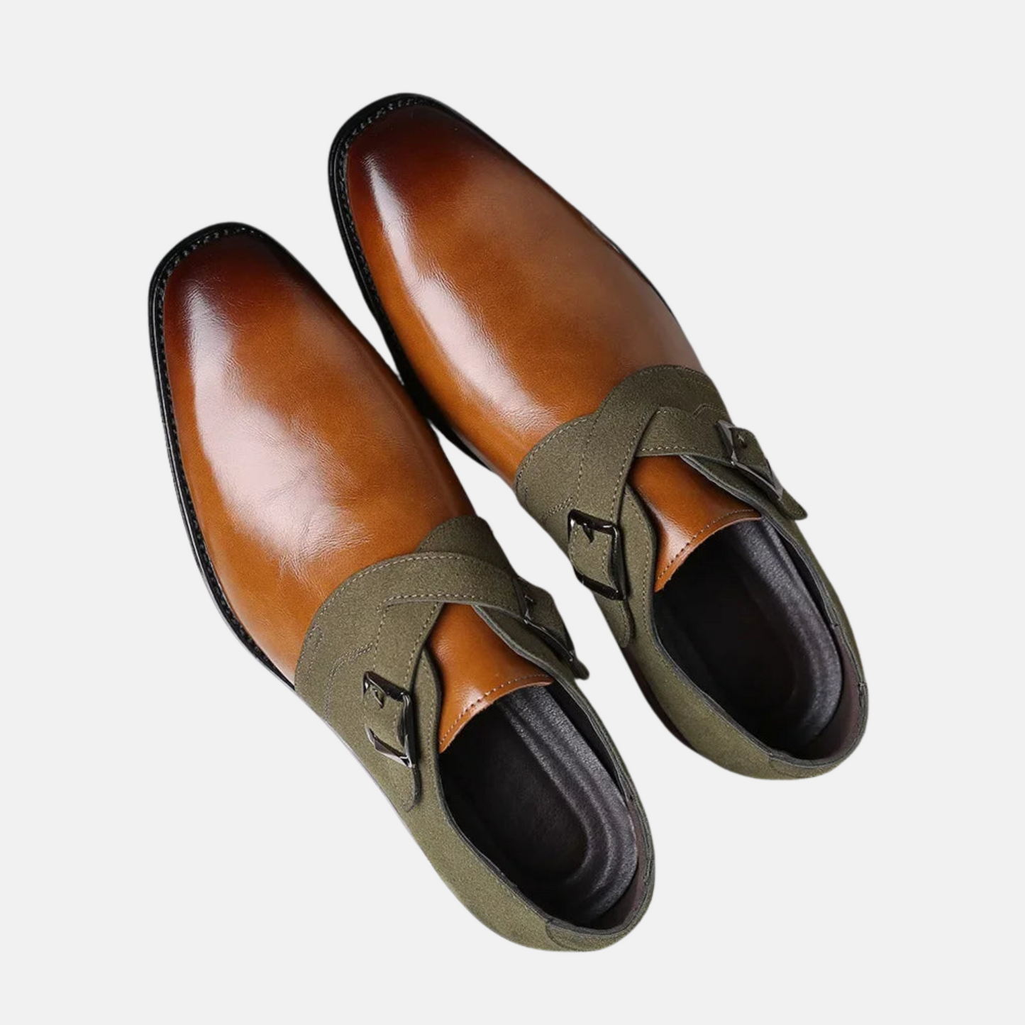 Mistrève | Mocassins Homme en Suédine Bi-Matière – Élégance Distinguée et Confort Intemporel