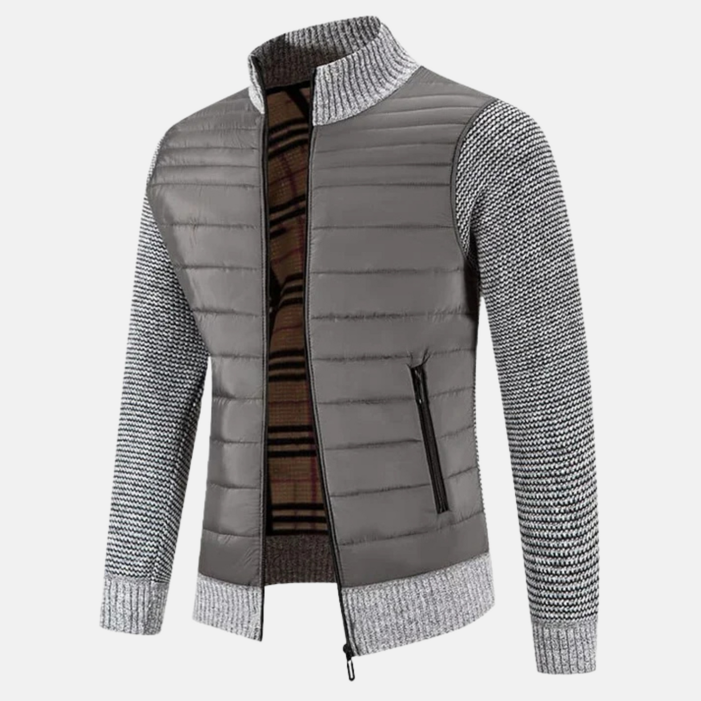 Mistrève | Veste zippée à col montant pour homme – Style intemporel et confort moderne