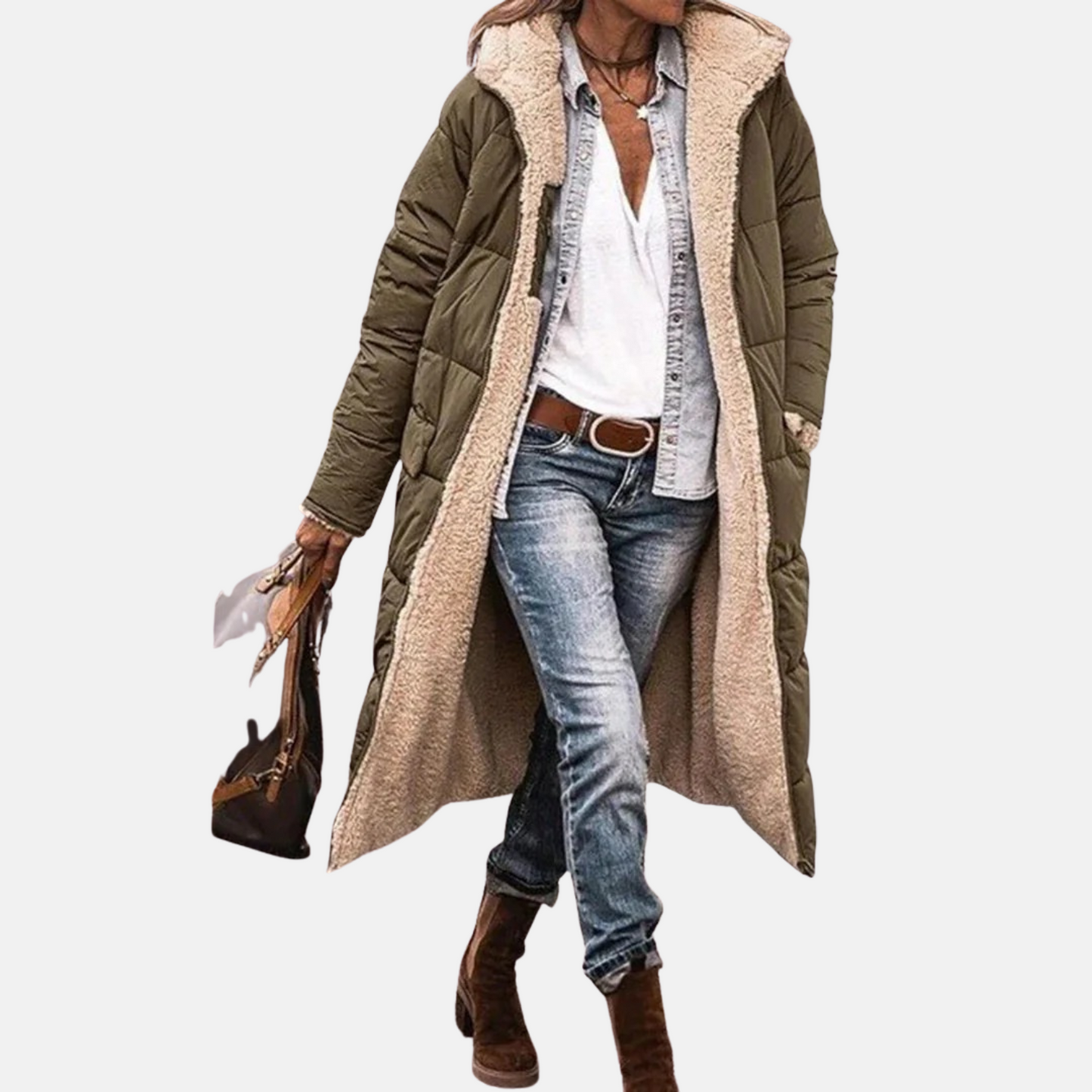 Mistrève | Manteau Long Hiver Femme – Chaleur Optimale & Élégance Intemporelle