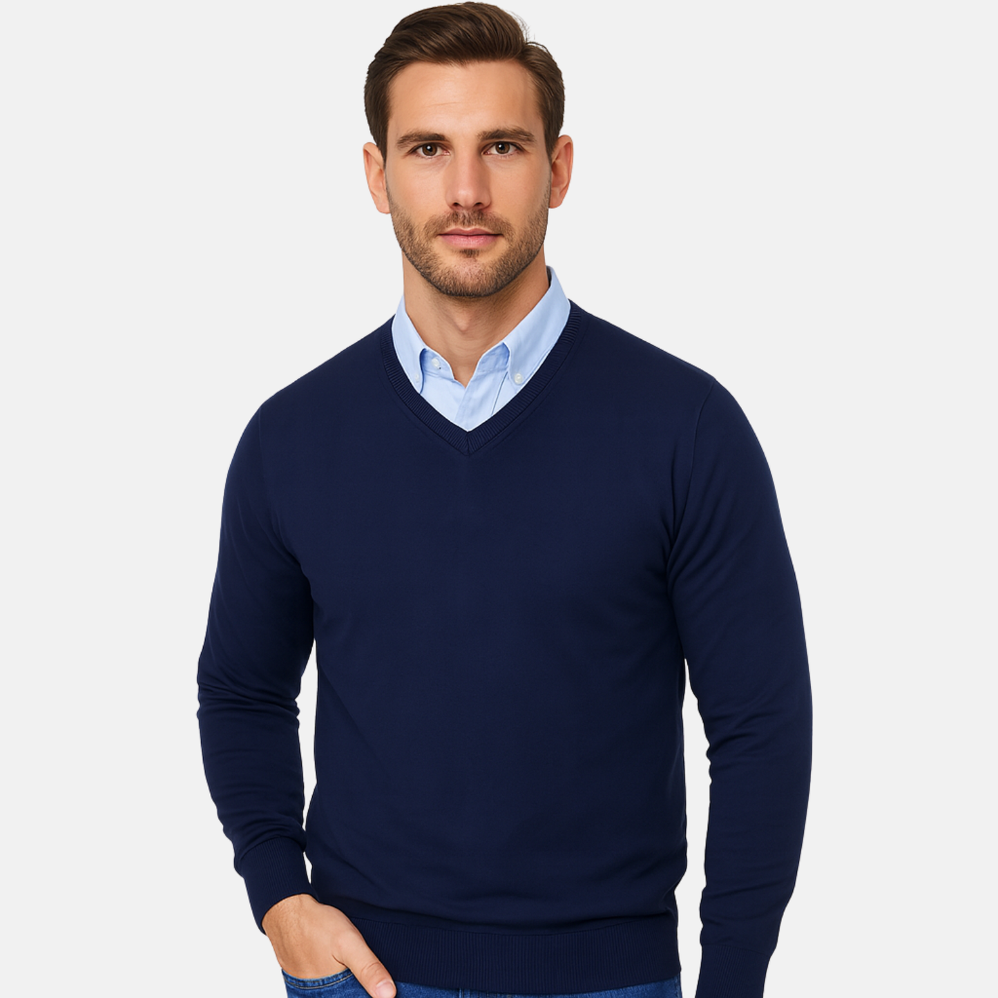 Mistrève | Pull En V Homme – La Douceur Discrète De L’Élégance Quotidienne