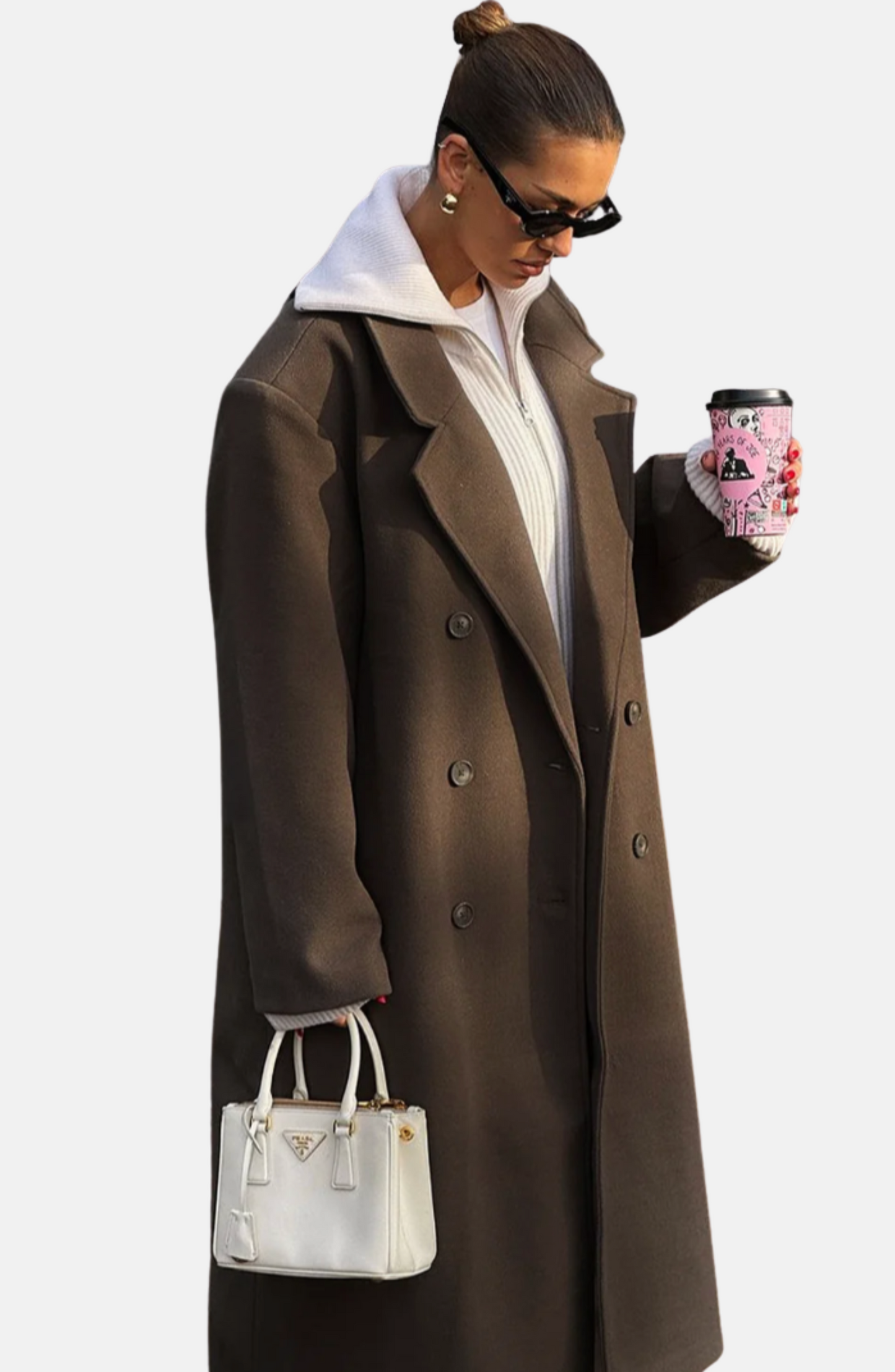 Mistrève | Manteau Oversize Femme Double-Boutonnage – Chaleur Élégante et Style Intemporel