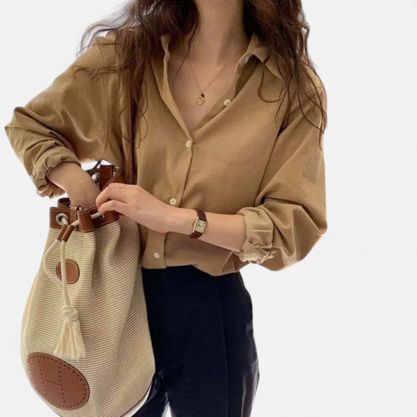 Mistrève | Chemise Femme Classique Chic – Manche Longue Élégante & Intemporelle