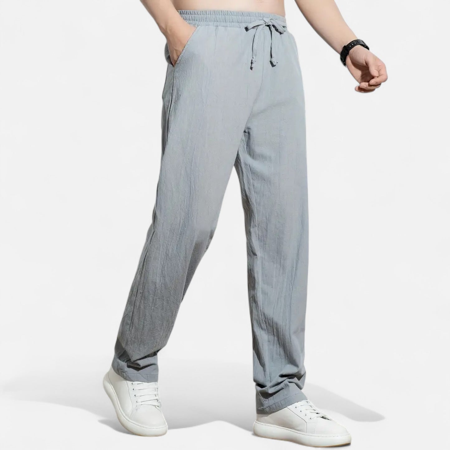 Mistrève | Pantalon en Lin pour Homme – Élégance Décontractée, Confort Naturel