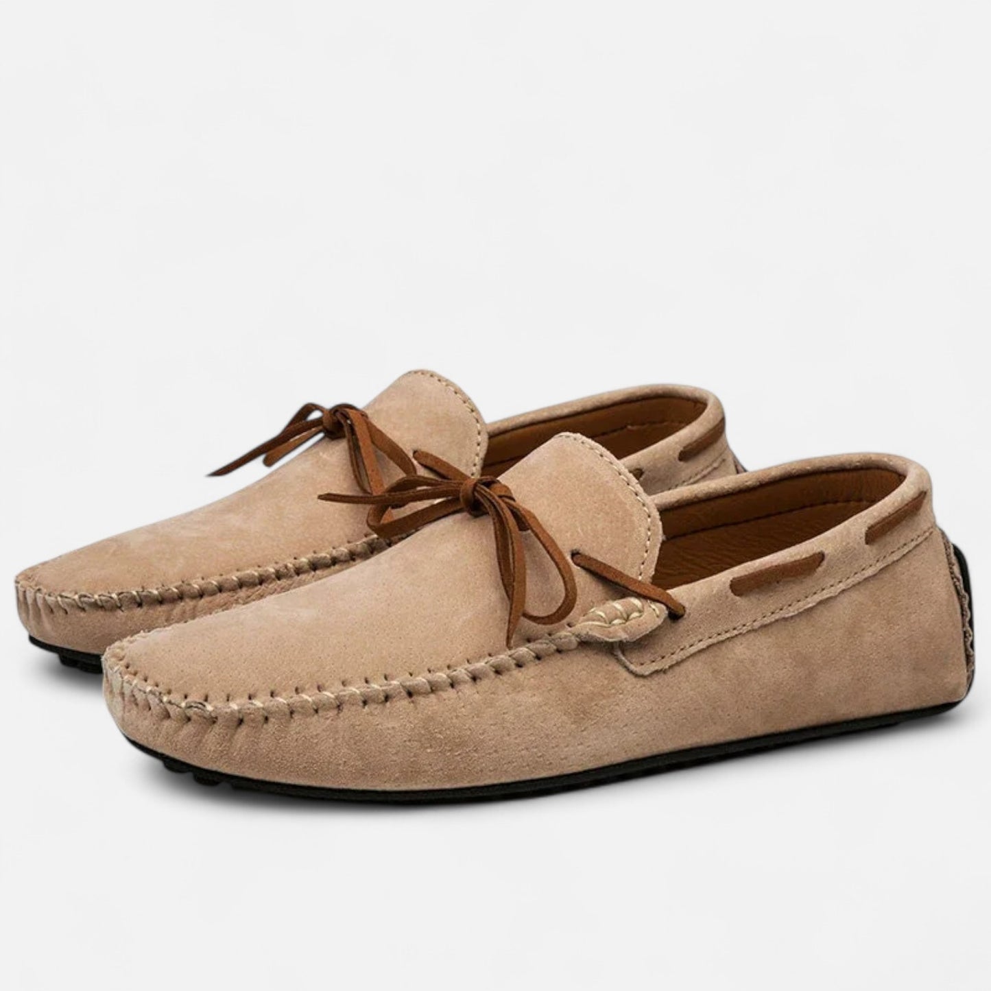 Mistrève | Chaussures Homme Casual en Cuir Véritable – Slip‑On Élégance Décontractée