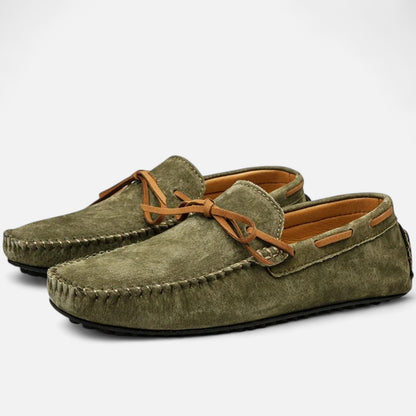 Mistrève | Chaussures Homme Casual en Cuir Véritable – Slip‑On Élégance Décontractée