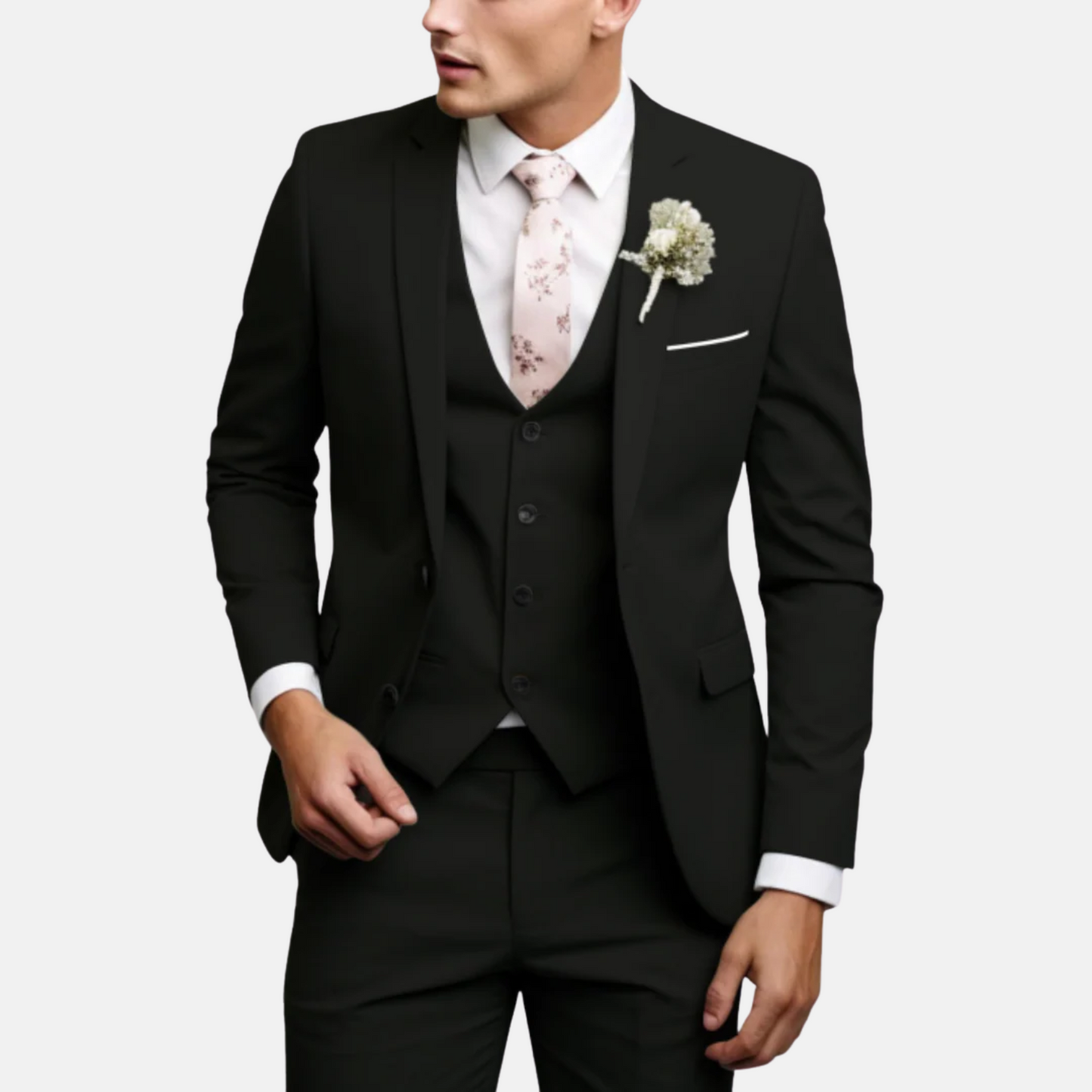 Mistrève | Costume 3 Pièces Homme Slim Fit – Élégance Moderne pour Mariages et Cérémonies