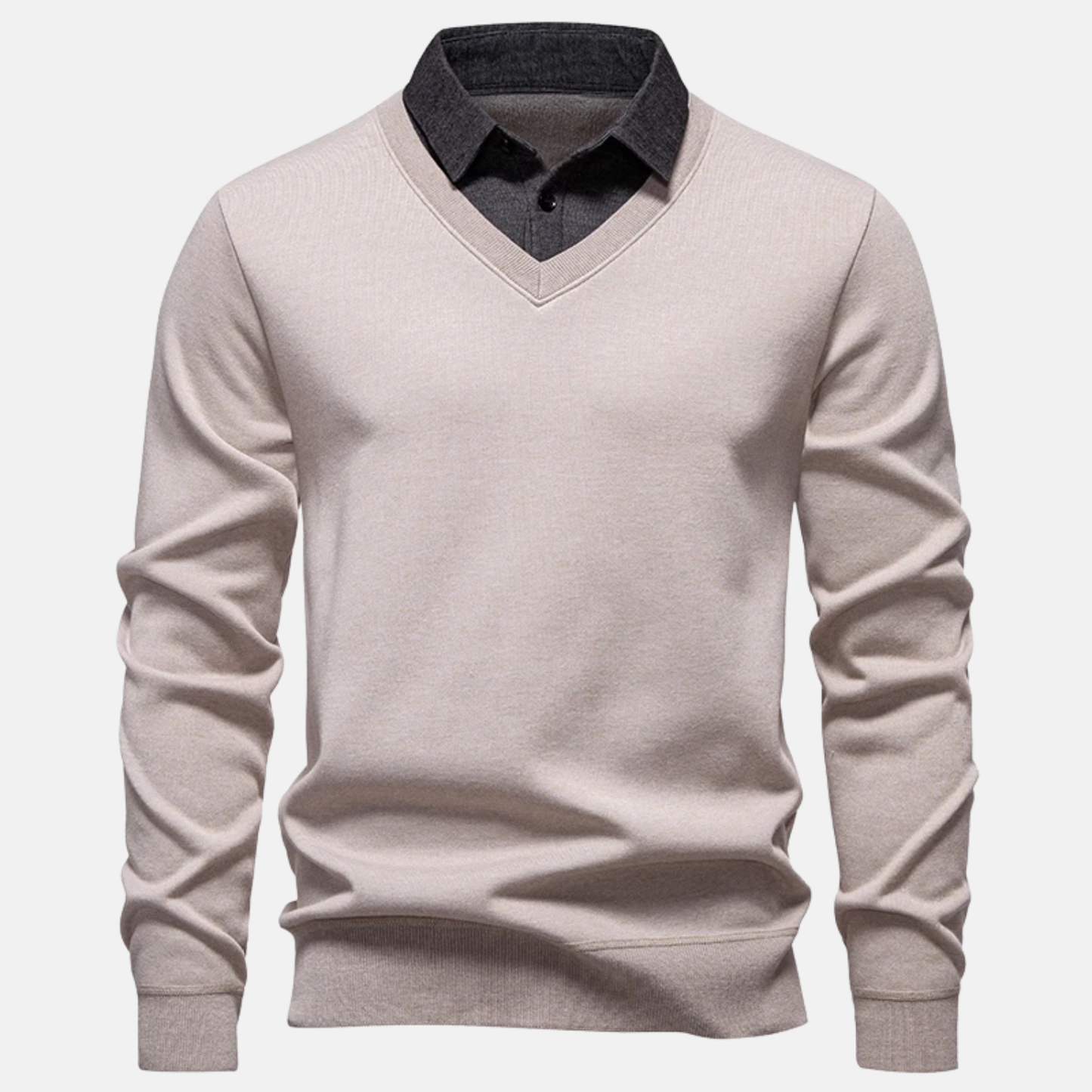 Mistrève | Chemise En Tricot Homme – L’Élégance Décontractée Des Jours D’Automne