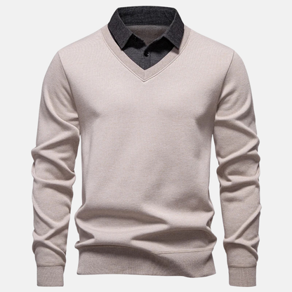 Mistrève | Chemise En Tricot Homme – L’Élégance Décontractée Des Jours D’Automne