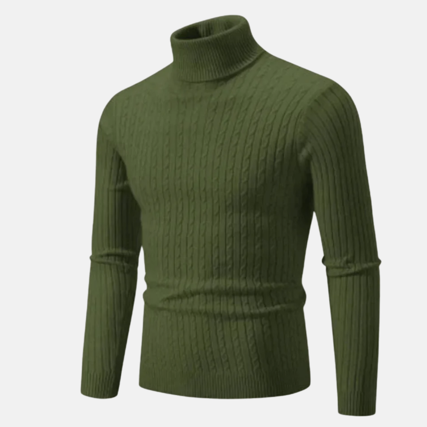 Mistrève | Pull Col Roulé Homme Élégant & Confortable – Style Classique