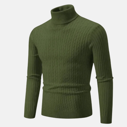Mistrève | Pull Col Roulé Homme Élégant & Confortable – Style Classique