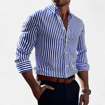 Mistrève | Chemise en Lin pour Homme – Élégance Décontractée, Confort Naturel