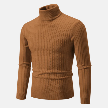 Mistrève | Pull Col Roulé Homme Élégant & Confortable – Style Classique