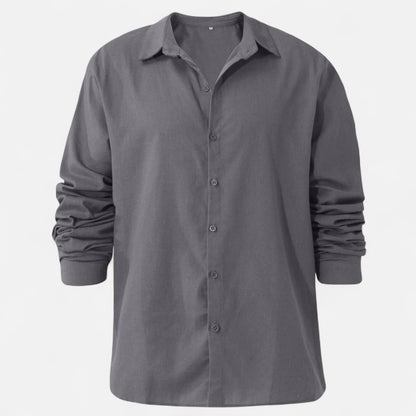Mistrève | Chemise Décontractée en Lin pour Homme – Élégance Naturelle, Confort Estival