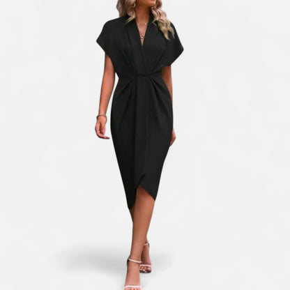 Mistrève | Robes Midi de Luxe pour Femme – Élégance Structurée, Charme Intemporel