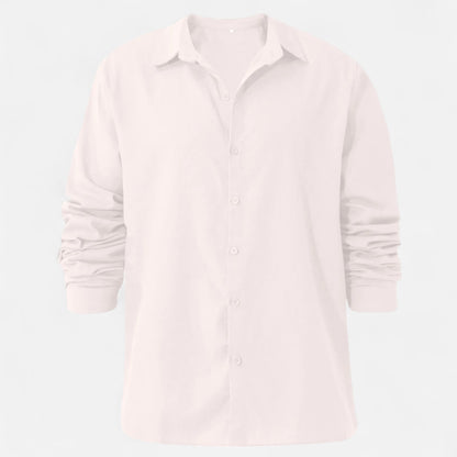 Mistrève | Chemise Décontractée en Lin pour Homme – Élégance Naturelle, Confort Estival
