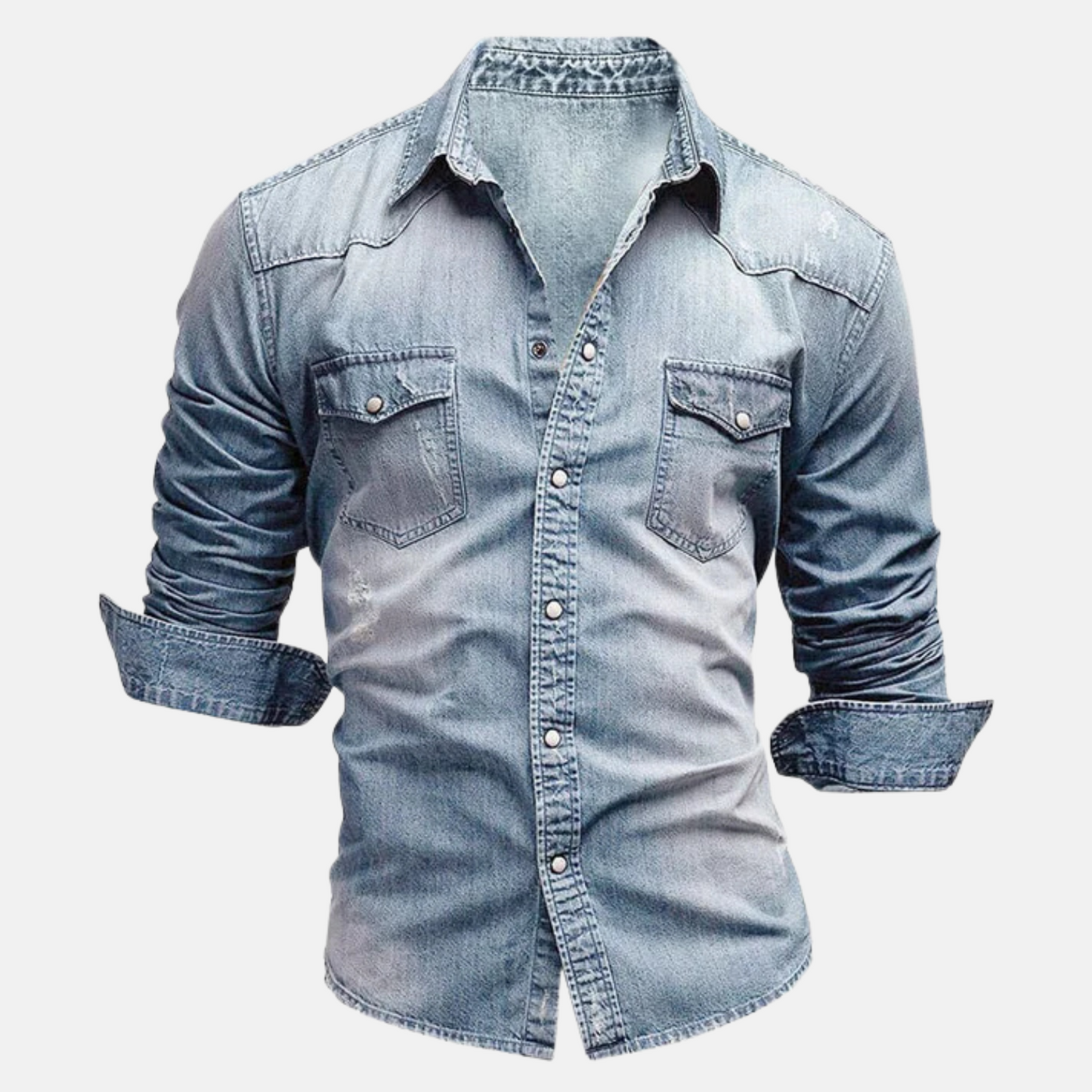 Mistrève | Chemise en Jean pour Homme – Moderne & Décontractée