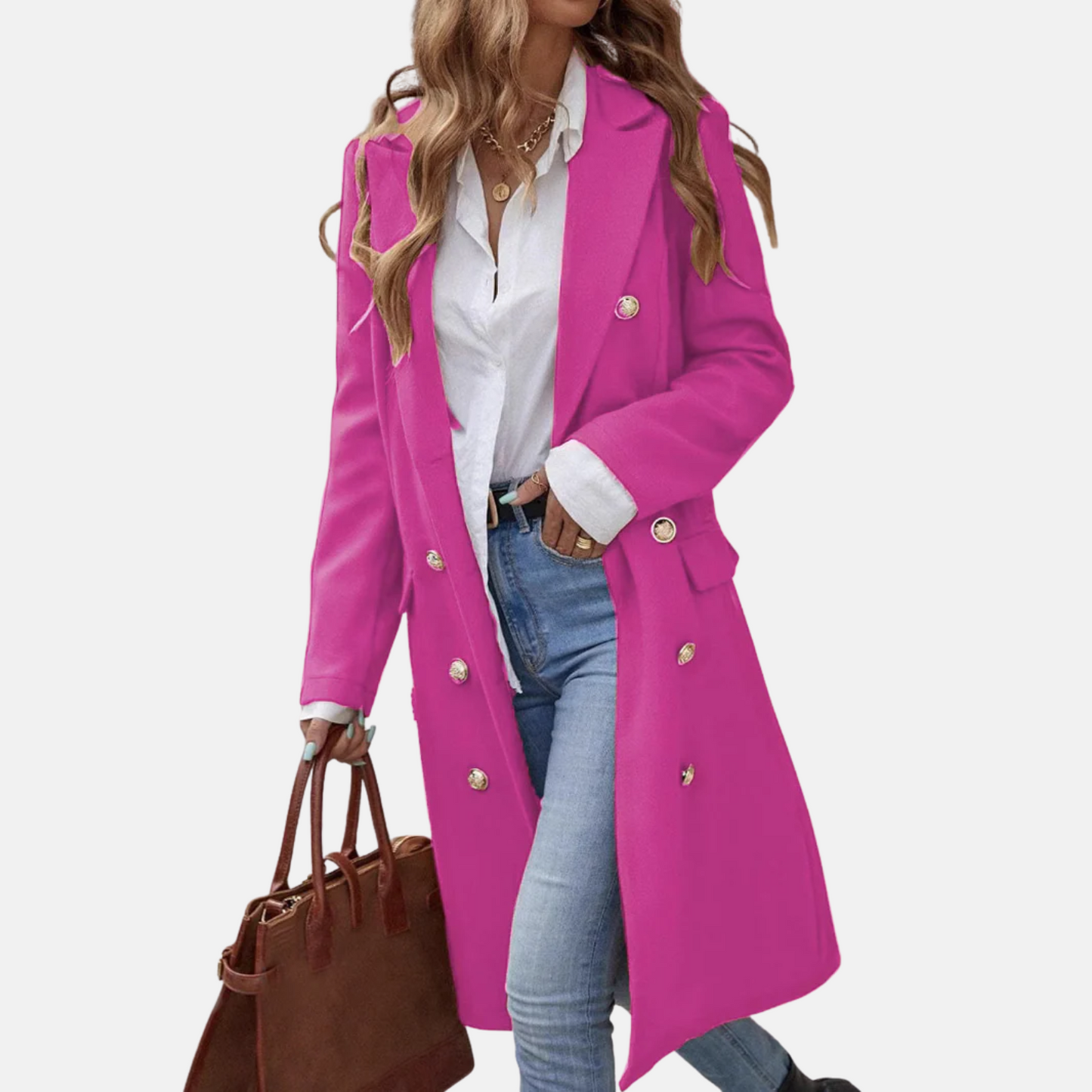 Mistrève | Manteau Long en Laine Femme – Élégance Cintrée & Chaleur Intemporelle