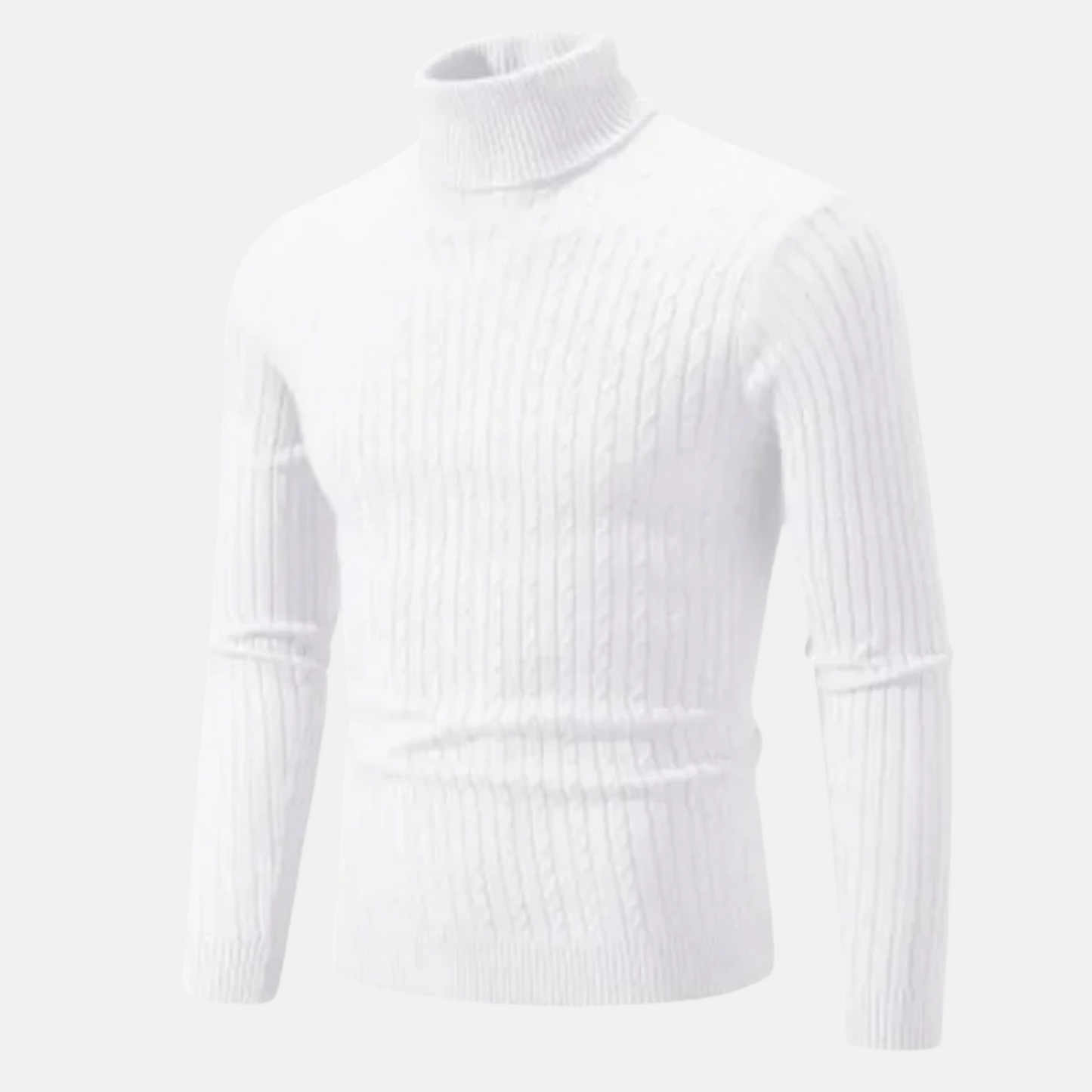 Mistrève | Pull Col Roulé Homme Élégant & Confortable – Style Classique