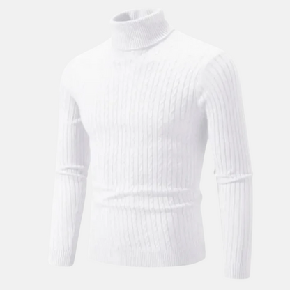 Mistrève | Pull Col Roulé Homme Élégant & Confortable – Style Classique
