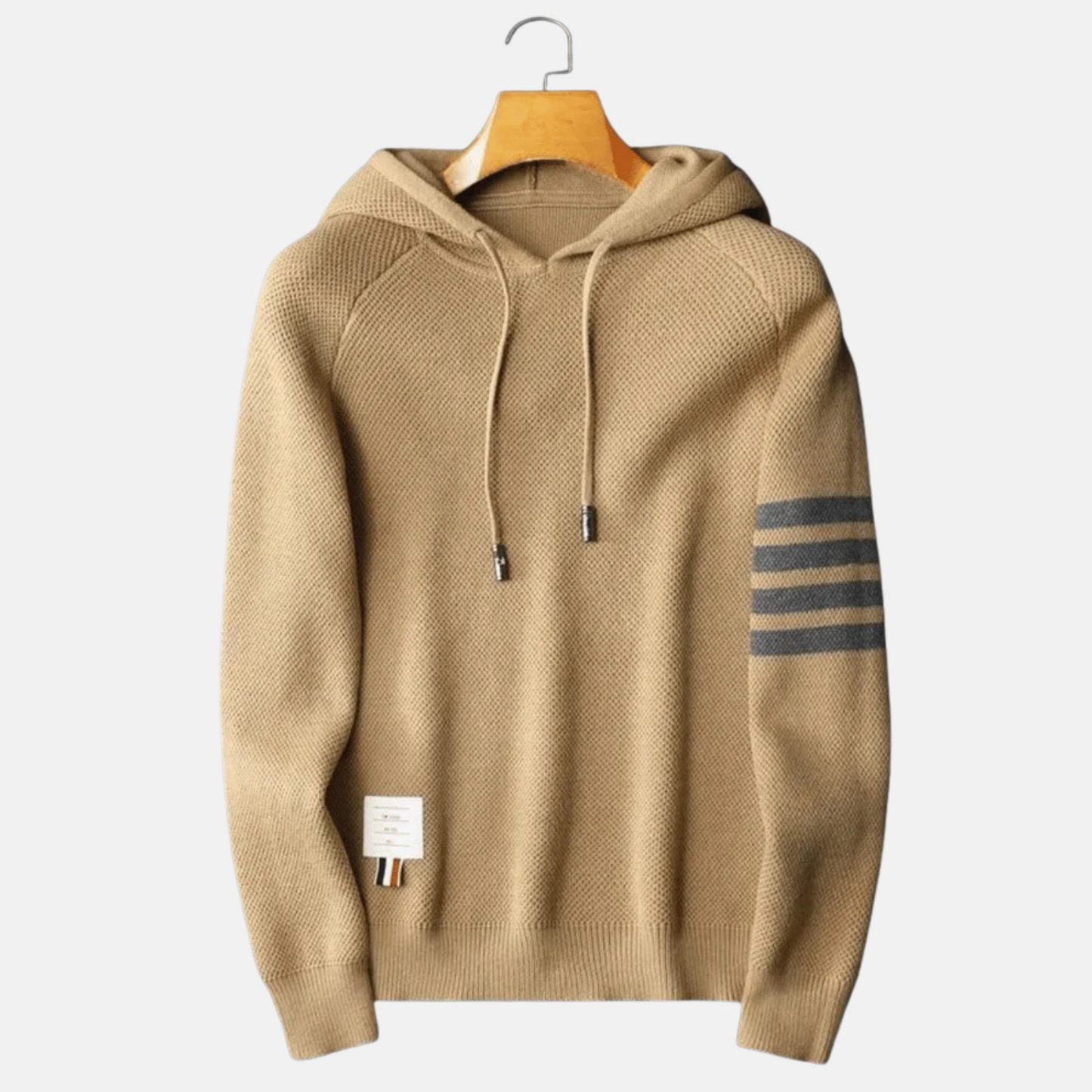 Mistrève | Pull à Capuche Homme Rayé – Confort Moderne et Élégance Décontractée
