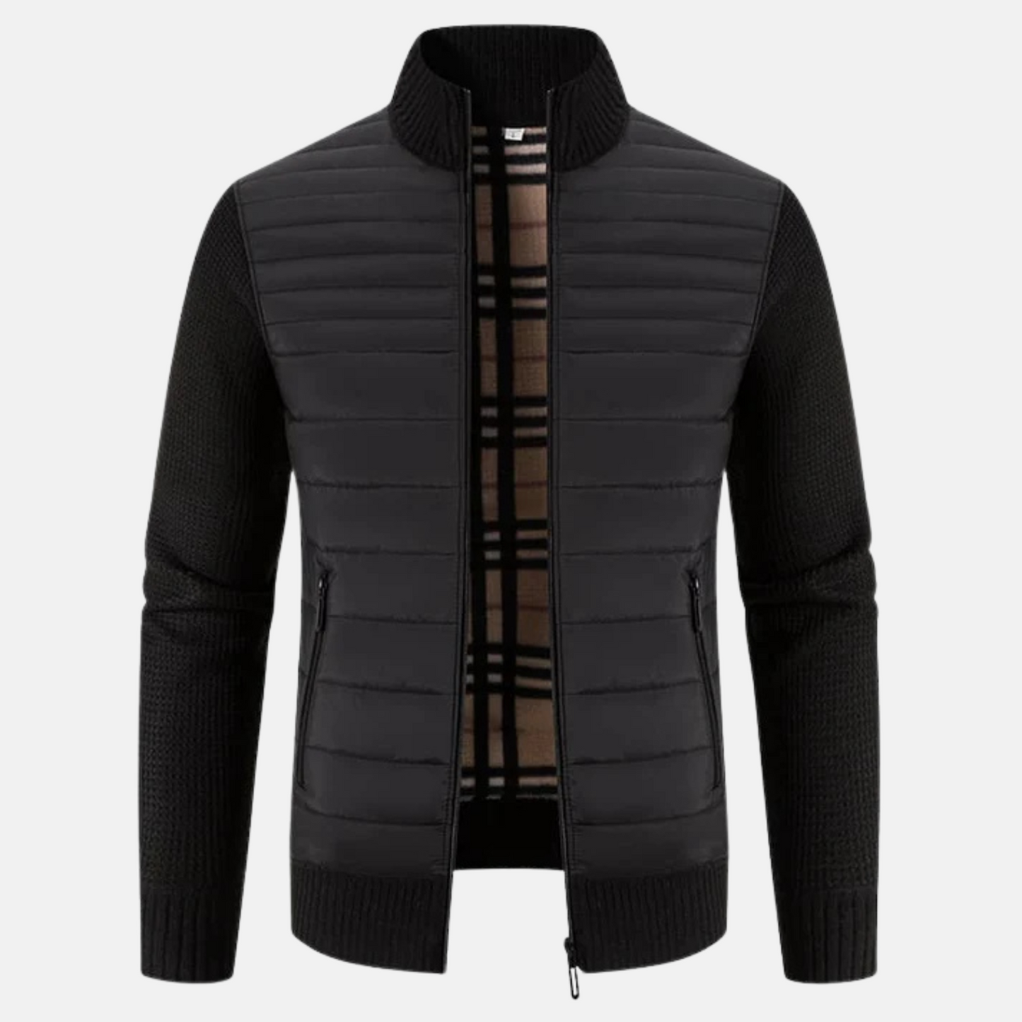 Mistrève | Veste zippée à col montant pour homme – Style intemporel et confort moderne