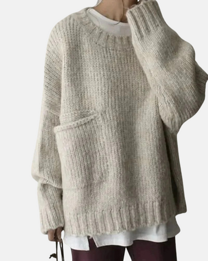 Mistrève | Pull Oversize avec Poche Frontale