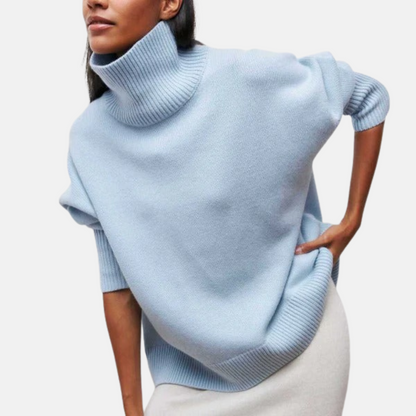 Mistrève | Pull Oversize Col Roulé  – Confort & Élégance Intemporelle