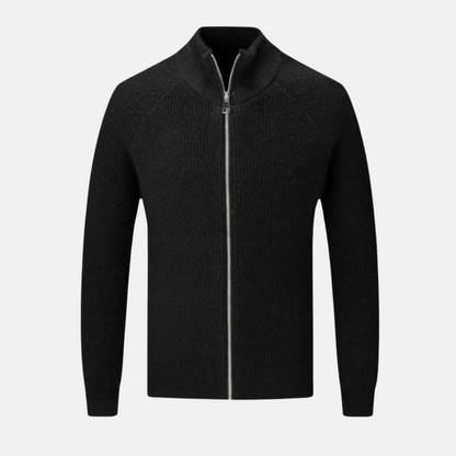 Mistrève | Cardigan Zippé Smart Casual Homme – Style Contemporain et Confort Élégant