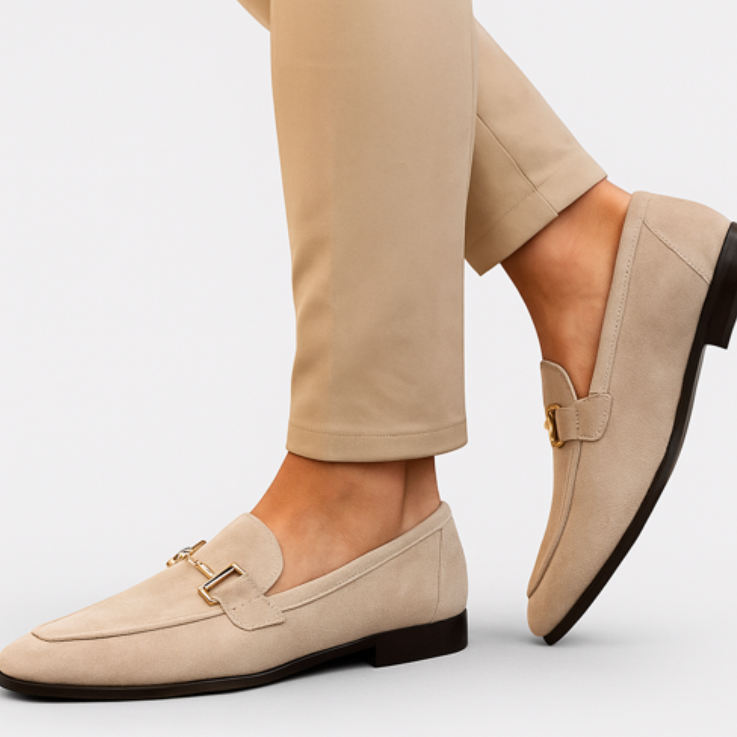 Mistrève | Mocassins en Daim pour Homme avec Détail Mors