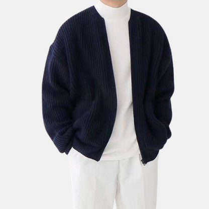 Mistrève | Cardigan Homme en Maille Premium – Style Moderne et Confort Élégant