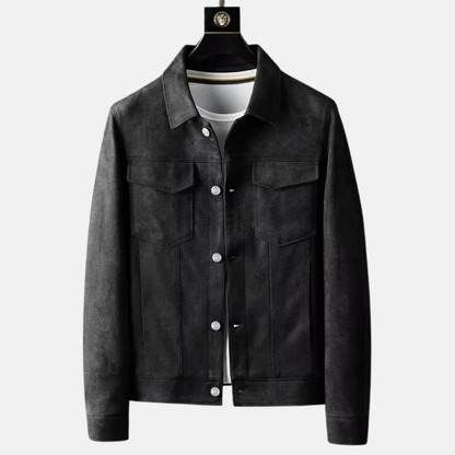 Mistrève | Veste en cuir suédé pour homme