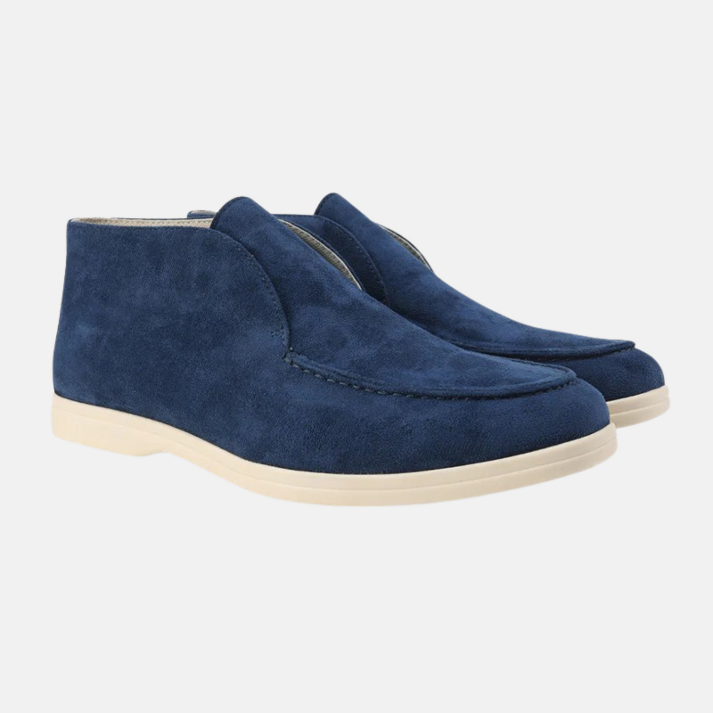 Mistrève | Mocassins Montants en Daim de Veau Old Money
