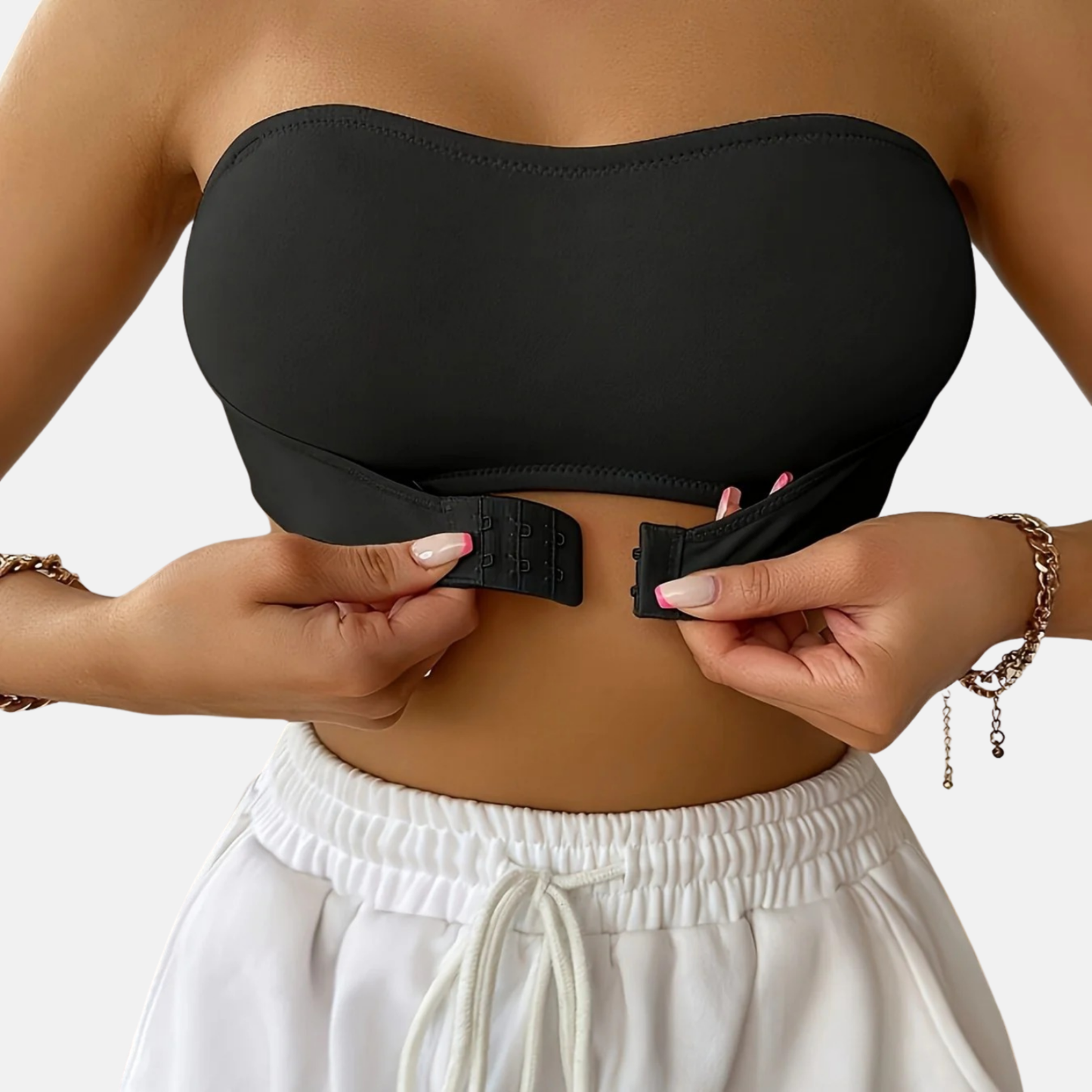 Mistrève | Soutien-Gorge Bandeau Sport – Maintien Antidérapant & Confort Sans Coutures