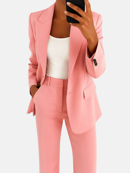 Mistrève | Tailleur Pantalon Femme 2 Pièces – Élégance Moderne & Silhouette Affinée