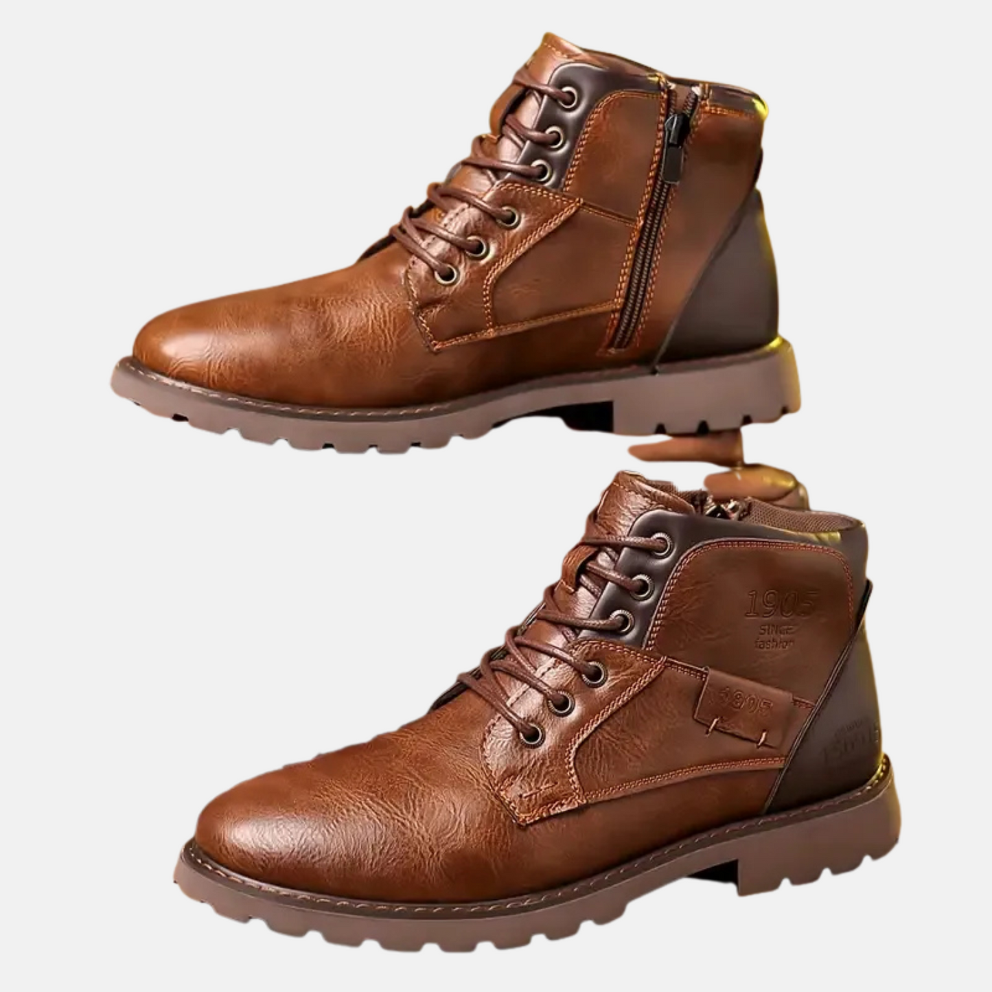 Mistrève | Bottines homme zippées – Élégance pratique et confort quotidien