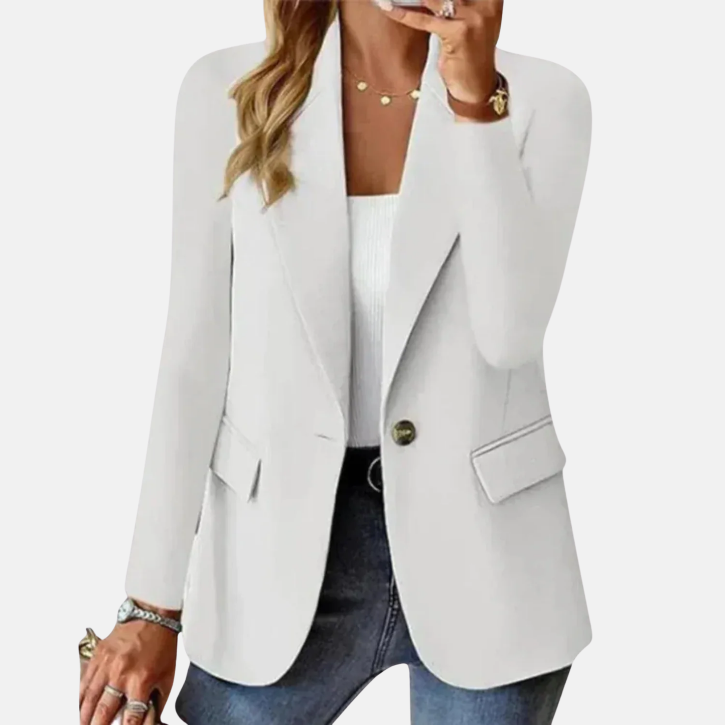 Mistrève | Blazer Tailleur Extensible – Élégance et Confort Flexible