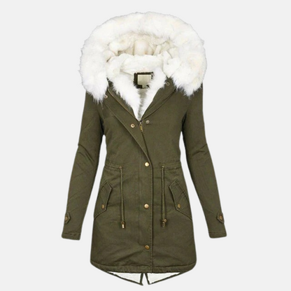 Mistrève | Manteau Long Femme Hiver   – Chaleur & Élégance Imperméable