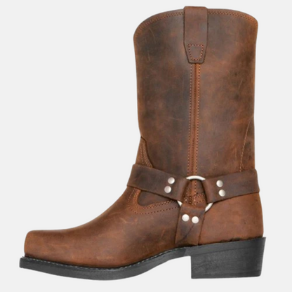 Mistrève | Bottes Cowboy Femme en Cuir – Style Classique & Touche Moderne