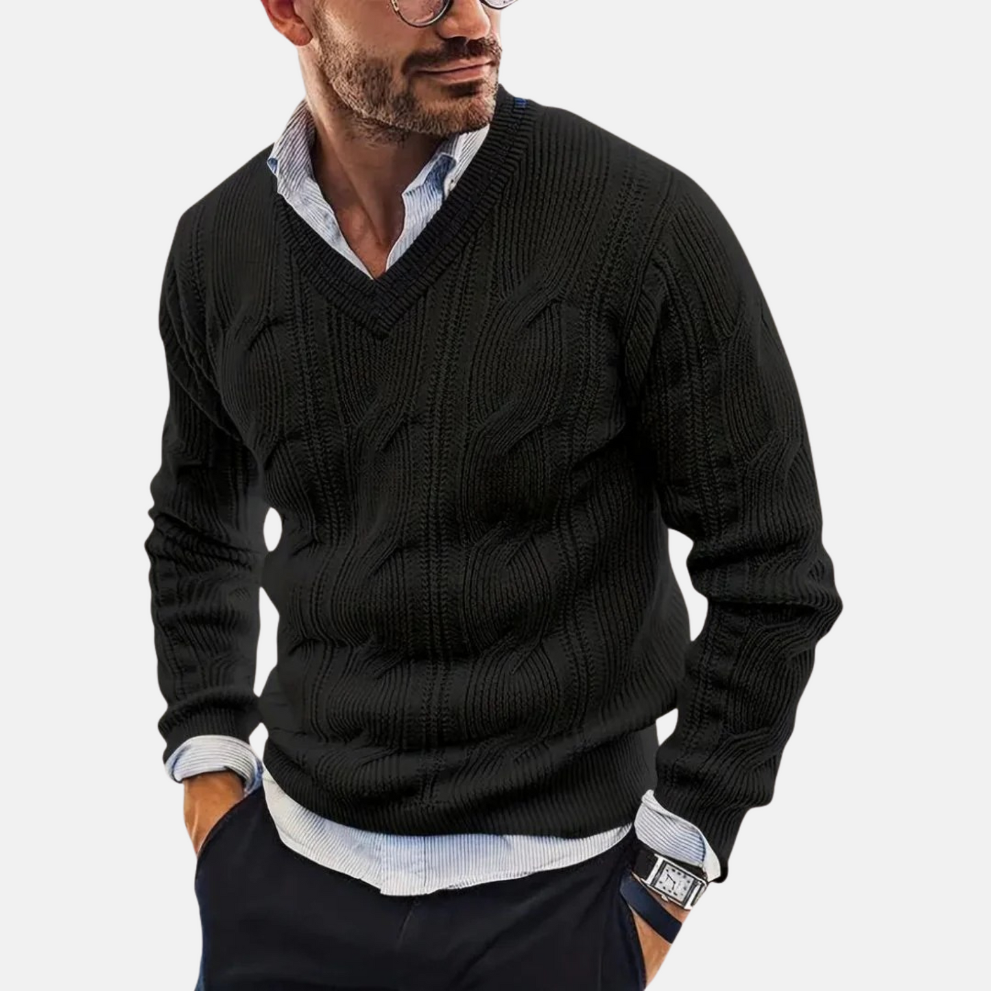 Mistrève | Pull Homme Maille Italienne – Élégance Intemporelle & Confort Luxueux