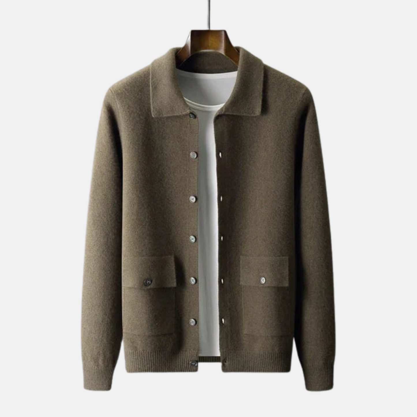 Mistrève | Cardigan Homme Maille Premium – Douceur Luxueuse et Élégance Intemporelle