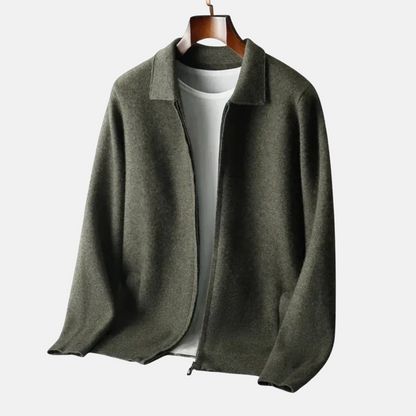 Mistrève | Gilet Zippé Homme Coupe Ajustée – Chaleur Douce et Style Raffiné