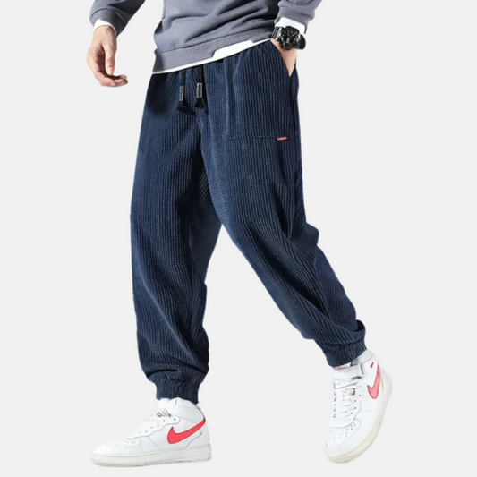 Mistrève | Pantalon de Jogging en Velours Côtelé – Confort Absolu & Style Décontracté