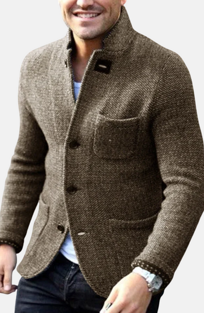 Mistrève | Veste Cardigan Rétro Homme – Charme Vintage & Élégance Moderne