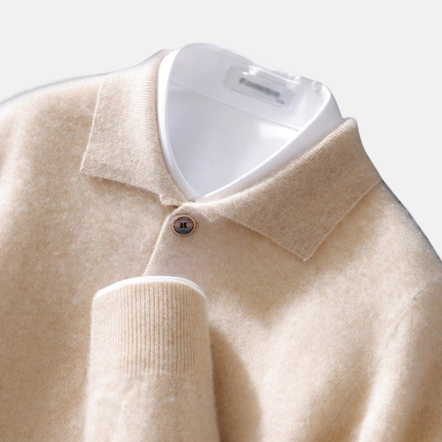 Mistrève | Pull Polo Homme en Laine – Douceur Légère et Élégance Intemporelle
