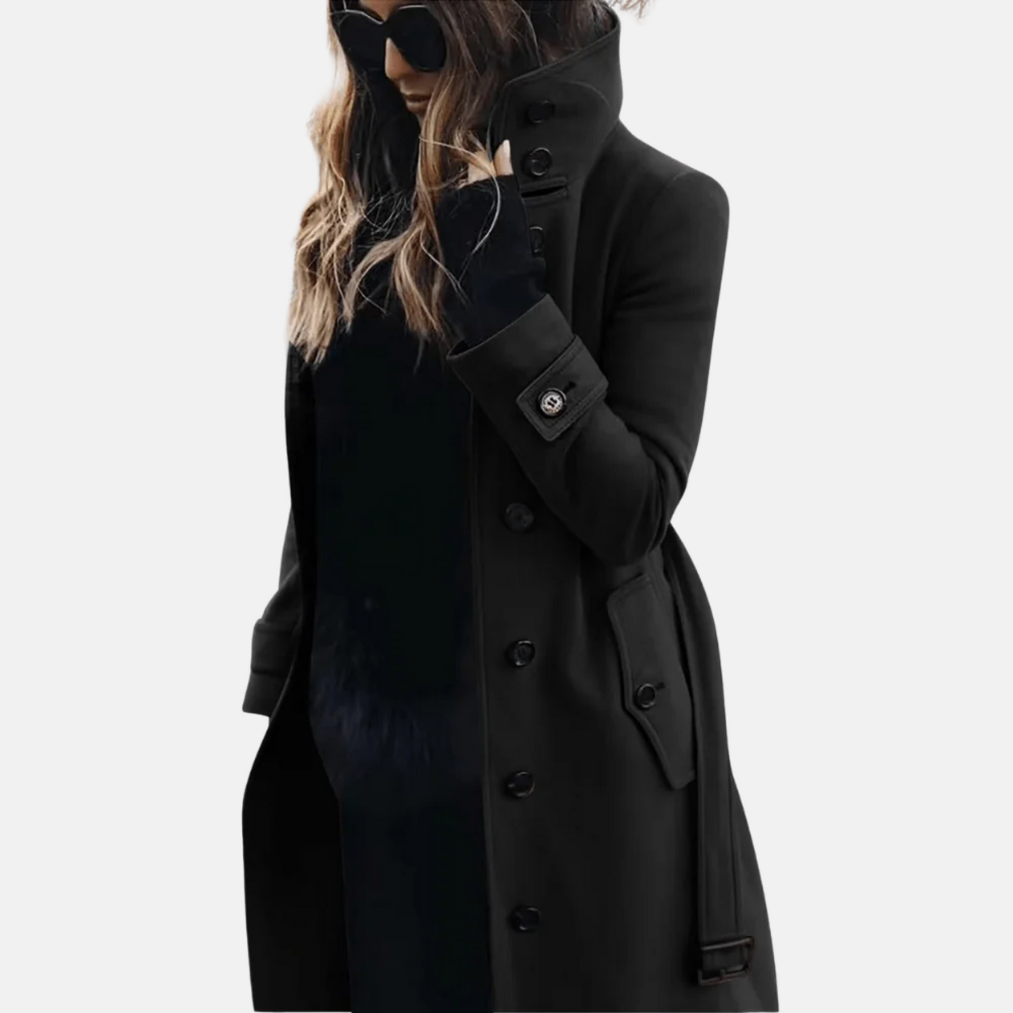 Mistrève | Manteau en laine pour femme – Élégance structurée
