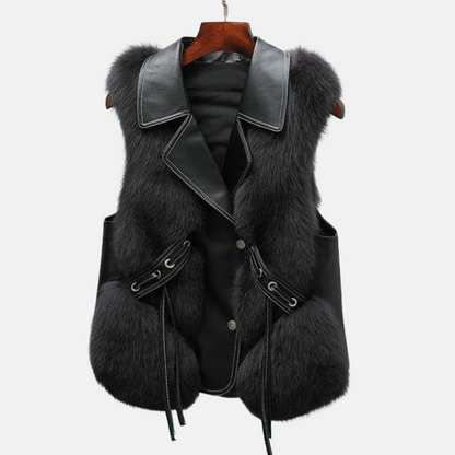 Mistrève | Gilet en  Fourrure – Élégance et Chaleur Hivernale