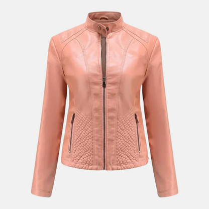 Mistrève | Veste Biker Cuir – Audace Féminine et Élégance Intemporelle