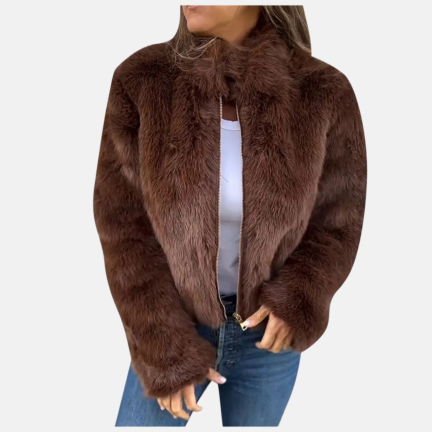 Mistrève | Veste Zippée Femme – Douceur Épais & Look Décontracté